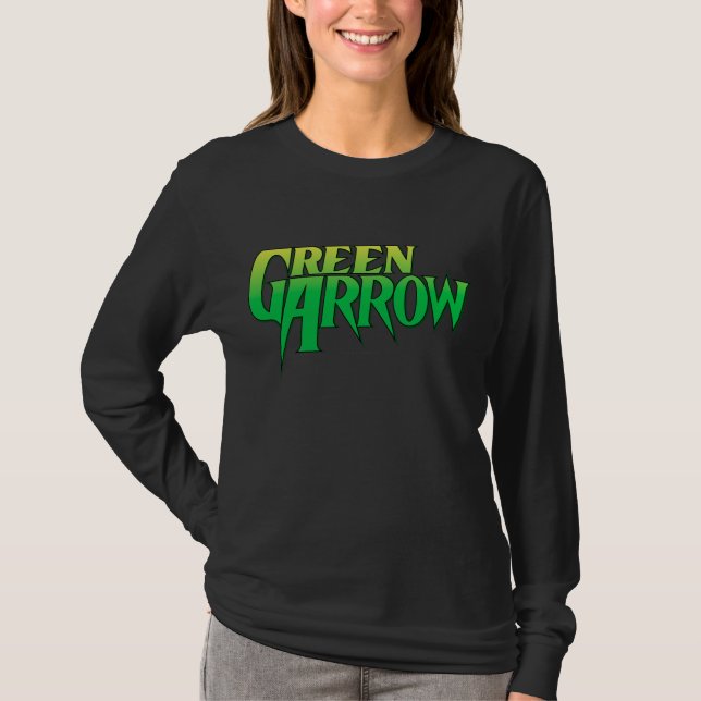 Camiseta Logo de la flecha verde 3 (Anverso)