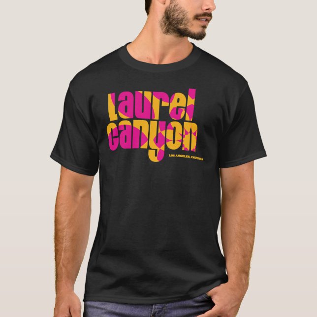 Camiseta Logo de la flor psicodélica del Cañón Laurel - Fit (Anverso)