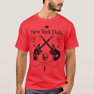 Camiseta Logo de la guitarra de las muñecas de Nueva York