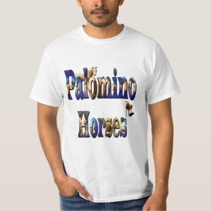 Camiseta Logo de la imagen de los caballos de Palomino,