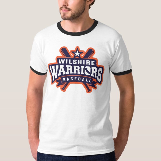 Camiseta Logo de la Liga de Béisbol Guerreros de Wilshire (Anverso)