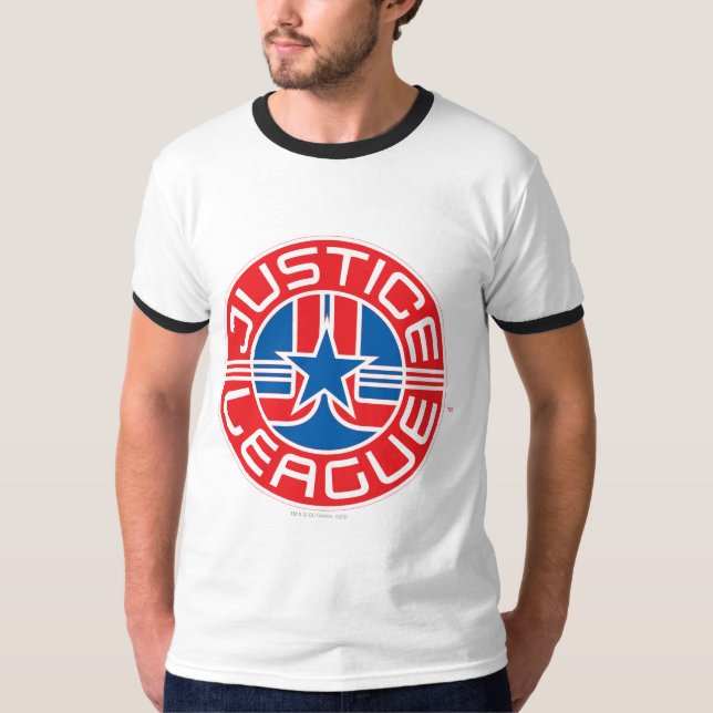 Camiseta Logo de la Liga de la Justicia (Anverso)