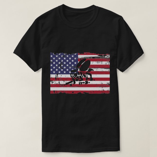 Camiseta Logo de la Marina de Estados Unidos Seabees Americ (Diseño del anverso)