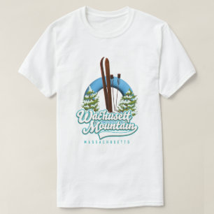Camiseta Logo de la montaña Wachusett Mountain Massachusett