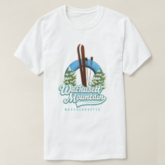 Camiseta Logo de la montaña Wachusett Mountain Massachusett