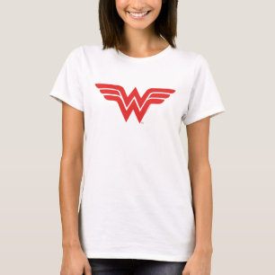 Camiseta Logo de la Mujer Maravilla Roja