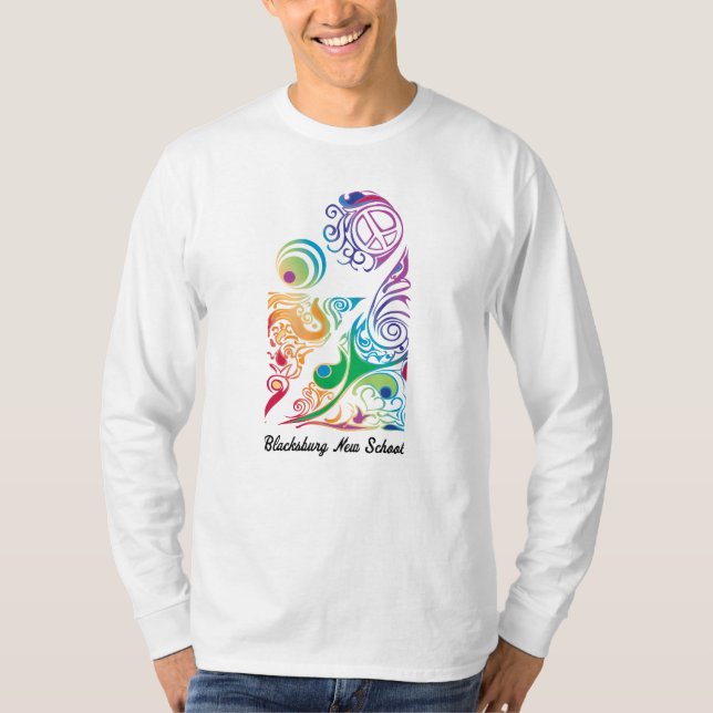 Camiseta Logo de la nueva escuela de Blacksburg (Anverso)