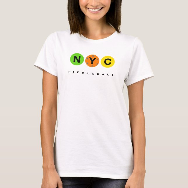 Camiseta Logo de la NYC Pickleball - centrado en Pocket Lig (Anverso)