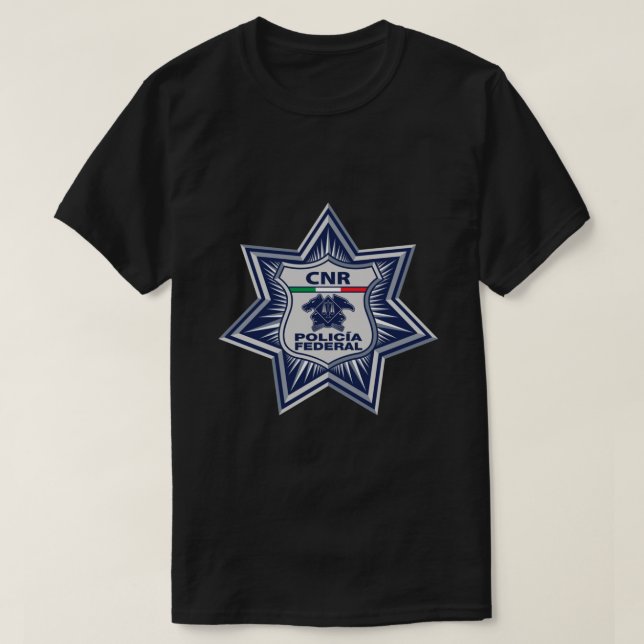 Camiseta Logo de la Policía Federal (México) (Diseño del anverso)