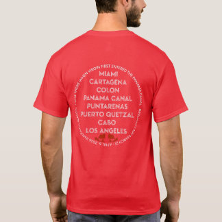 Camiseta Logo de la primera vez que pasó el Canal de Panamá