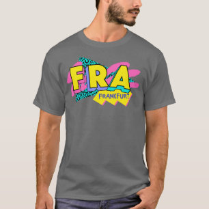 Camiseta Logo de la Retro 90 de Frankfurt Alemania