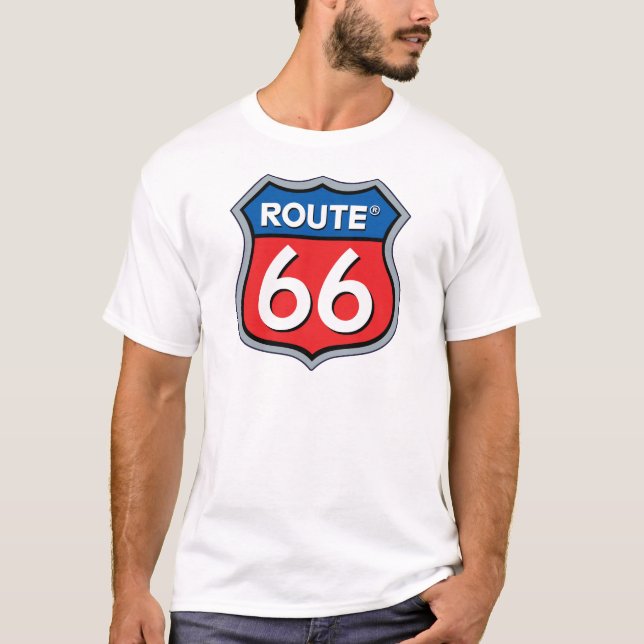 Camiseta Logo de la ruta 66 (Anverso)