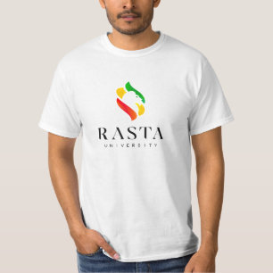 Camiseta Logo de la Universidad Rasta Colores de rasta Regg