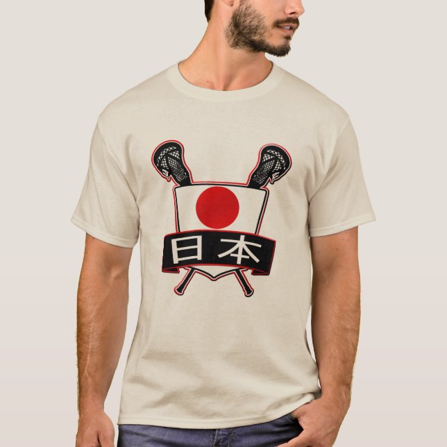 Camiseta Logo de Lacrosse en Japón (Anverso)