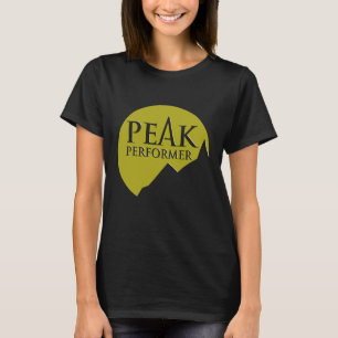 Camiseta Logo de las damas de Peak Performer verde en camis