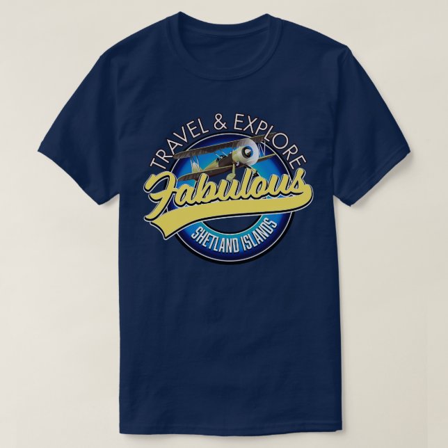 Camiseta Logo de las Islas Shetland (Diseño del anverso)