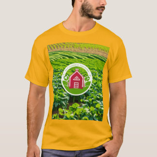 Camiseta Logo de las monedas de agricultura digital - Des c