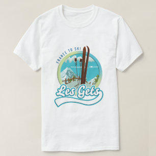 Camiseta Logo de Les Gets francia para esquiar