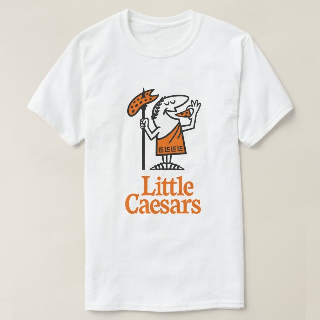 Camiseta Logo de Little Caesars Pizza (Diseño del anverso)