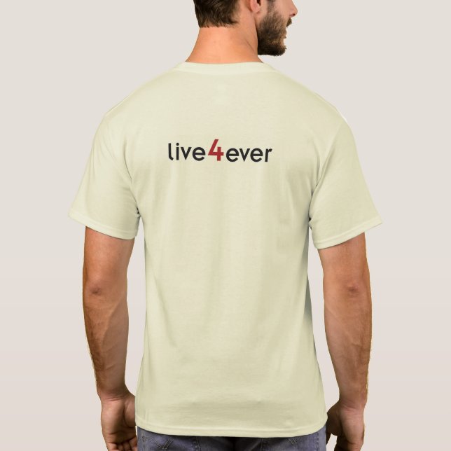 Camiseta Logo de Live4ever T-Shirt (Reverso)