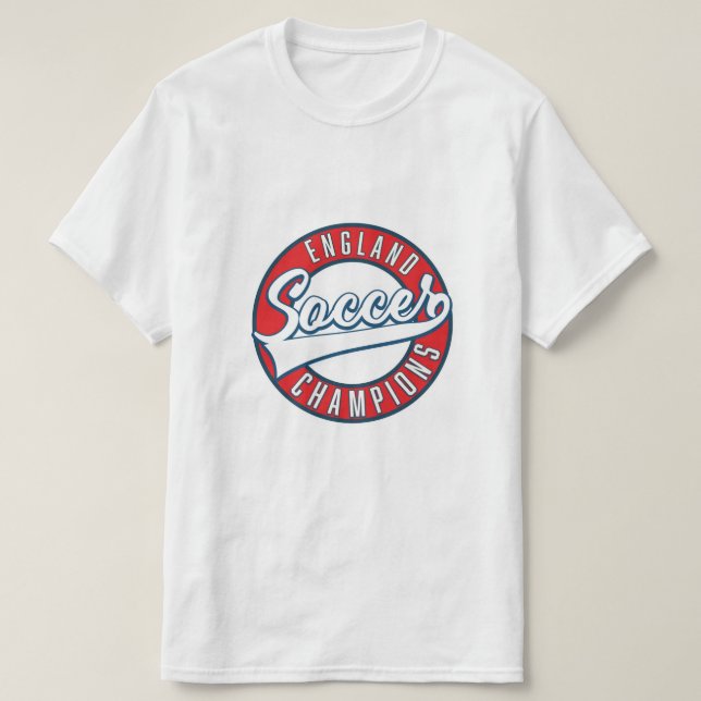 Camiseta Logo de los Campeones de Fútbol de Inglaterra (Diseño del anverso)