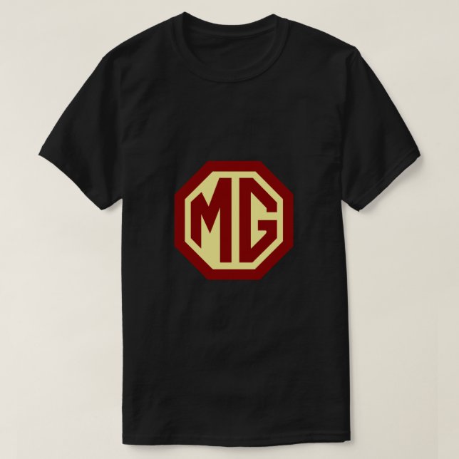 Camiseta Logo de los coches clásicos - MG (Diseño del anverso)