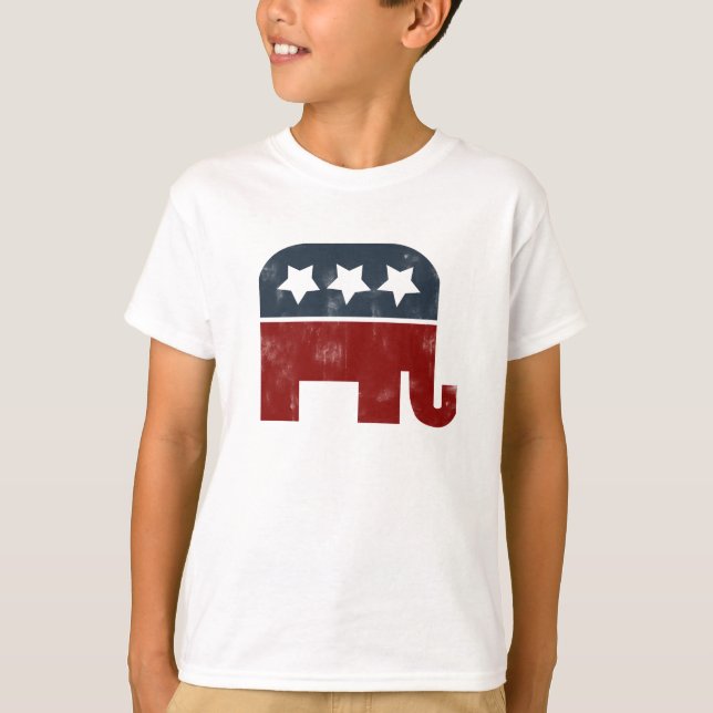 Camiseta Logo de los elefantes del GOP (Anverso)