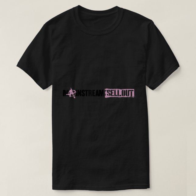 Camiseta Logo de Machine Gun Kelly Mainstream Sellout (Diseño del anverso)