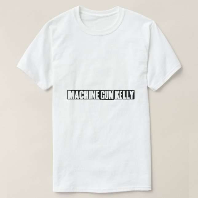 Camiseta Logo de Machine Gun Kelly MGK Black (Diseño del anverso)