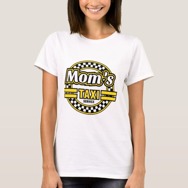 Camiseta Logo de Mamá sobre Taxi (Anverso)