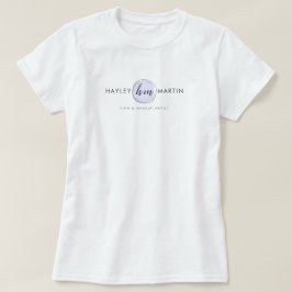 Camiseta Logo de maquillaje/Personalizado del diseñador de 