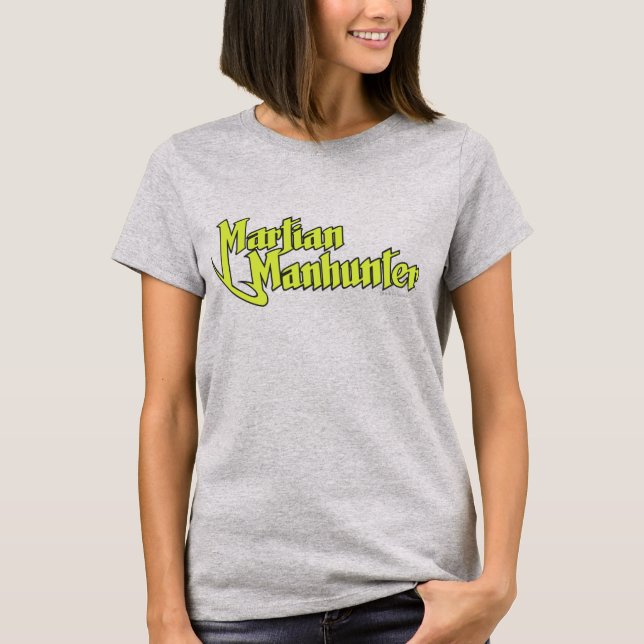 Camiseta Logo de Martian Manhunter (Anverso)
