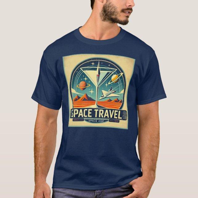 Camiseta Logo de Martini Space Travel 1957 (Anverso)