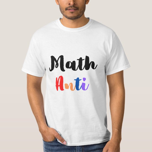 Camiseta Logo de Math Antics Colorful (Anverso)