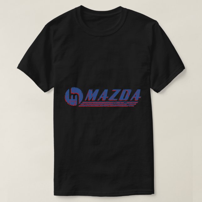 Camiseta Logo de Mazda Vintage (Diseño del anverso)
