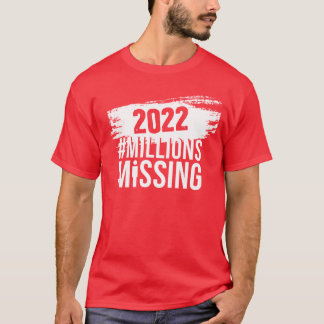 Camiseta Logo de #MillionsMissing 2022 - unisex (en blanco)