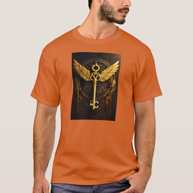 Camiseta Logo de moda masculino T-Shirt (Anverso)