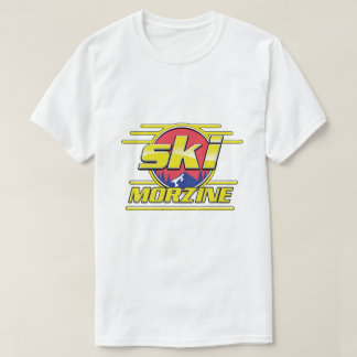 Camiseta Logo de Morzine France Ski 80