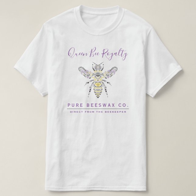 Camiseta Logo de Ornate Bee Personalizado Beeswax (Diseño del anverso)