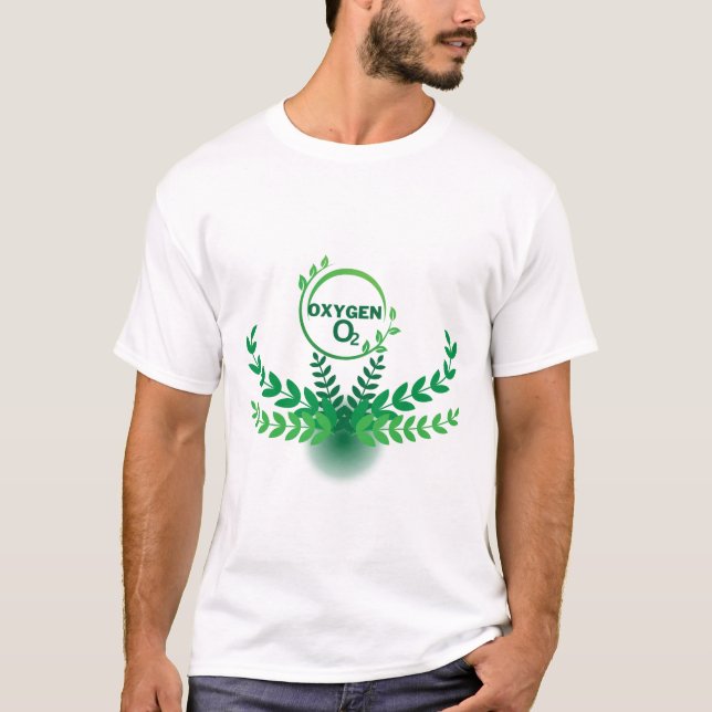 Camiseta Logo de "OXÍGENO" diseñado (Anverso)