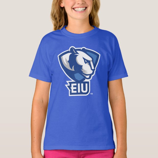 Camiseta Logo de Panthers University del Este de Illinois (Anverso)