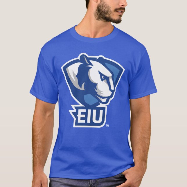 Camiseta Logo de Panthers University del Este de Illinois (Anverso)
