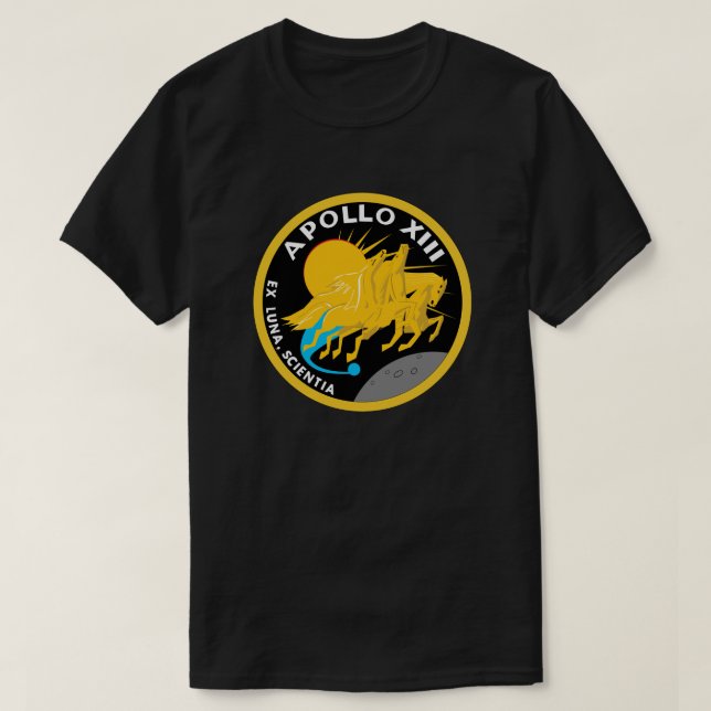 Camiseta Logo de Parche Apolo 13 de la NASA (Diseño del anverso)