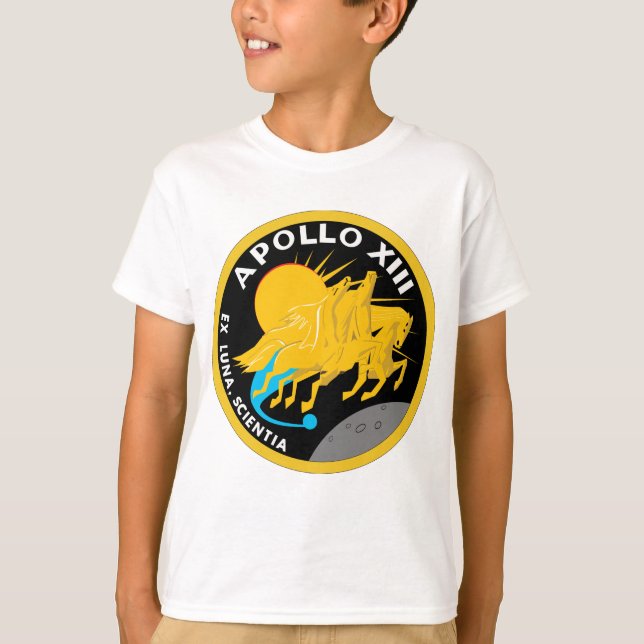 Camiseta Logo de Parche Apolo 13 de la NASA (Anverso)