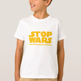 Camiseta Logo de Parodia de Detener Guerras