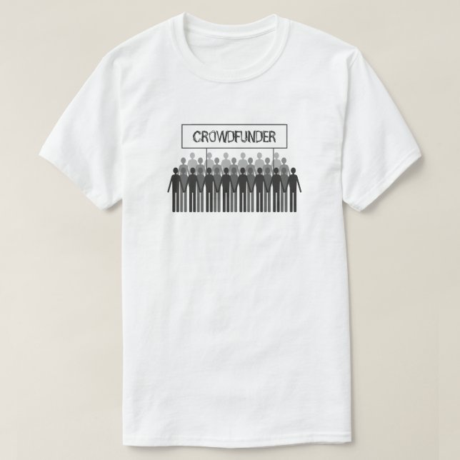 Camiseta Logo de People, crowdfunder, crowdfunding (Diseño del anverso)