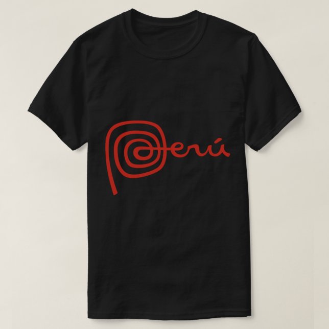 Camiseta Logo de Perú Nazca Lines Pegatina (Diseño del anverso)
