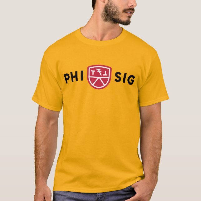 Camiseta Logo de Phi Sigma Kappa (Anverso)