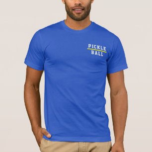 Camiseta Logo De PICKLEBALL Atlético En Azul Real Brillante