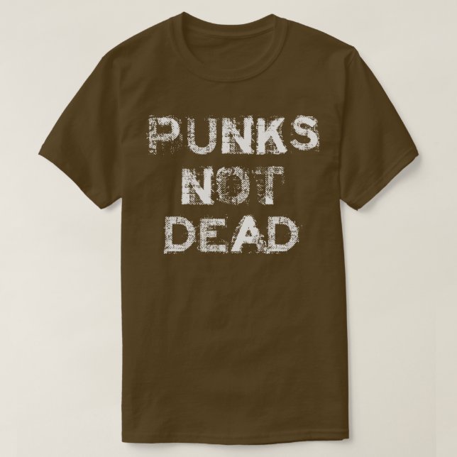 Camiseta Logo de punks no muertos (Diseño del anverso)